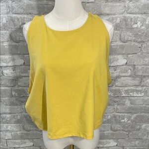 Old Navy Active Powerchill Yellow Tank Top